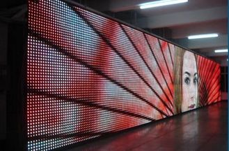 풀 컬러 HD 발광 다이오드 표시 스크린 임대료 P20 옥외 투명한 LED 유리
