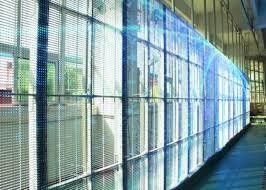 큰 전자 옥외 투명한 발광 다이오드 표시/높은 광도 LED 투명한 스크린